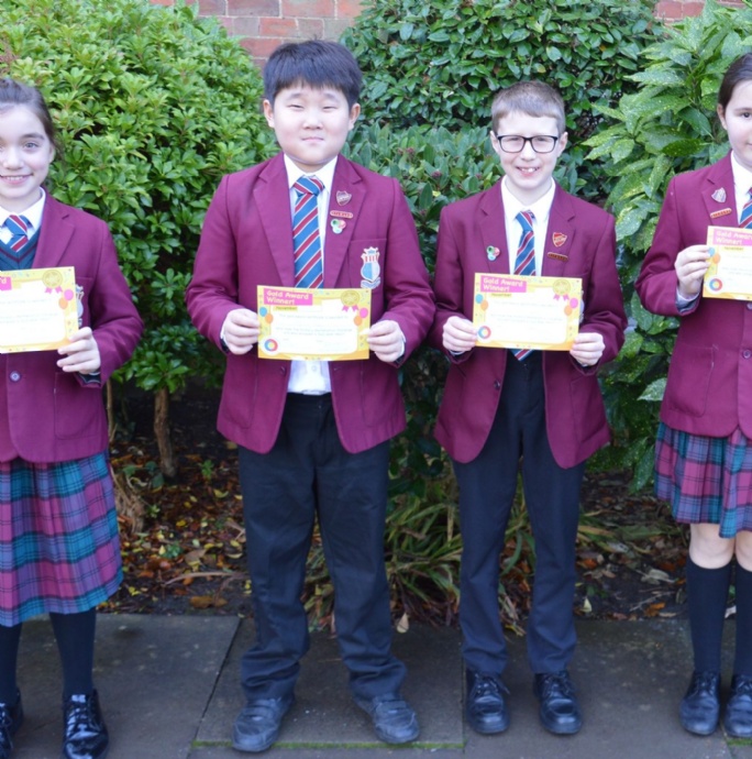News » Four Pupils Awarded Gold In Primary Maths Challenge